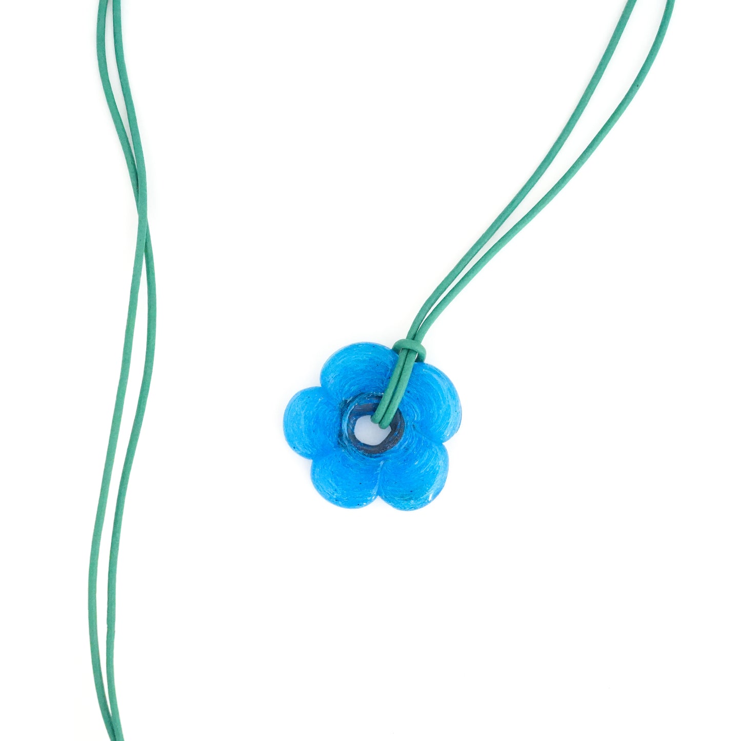 Blue Flower Necklace