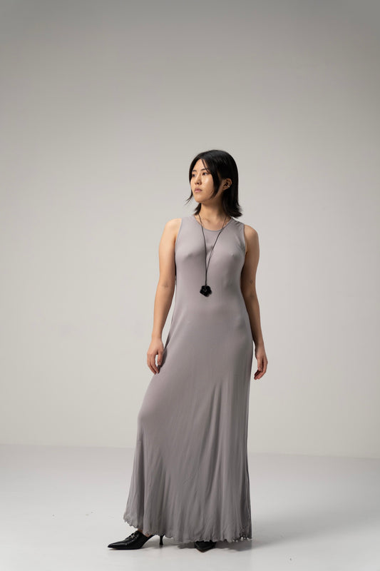 Grey Long Dress