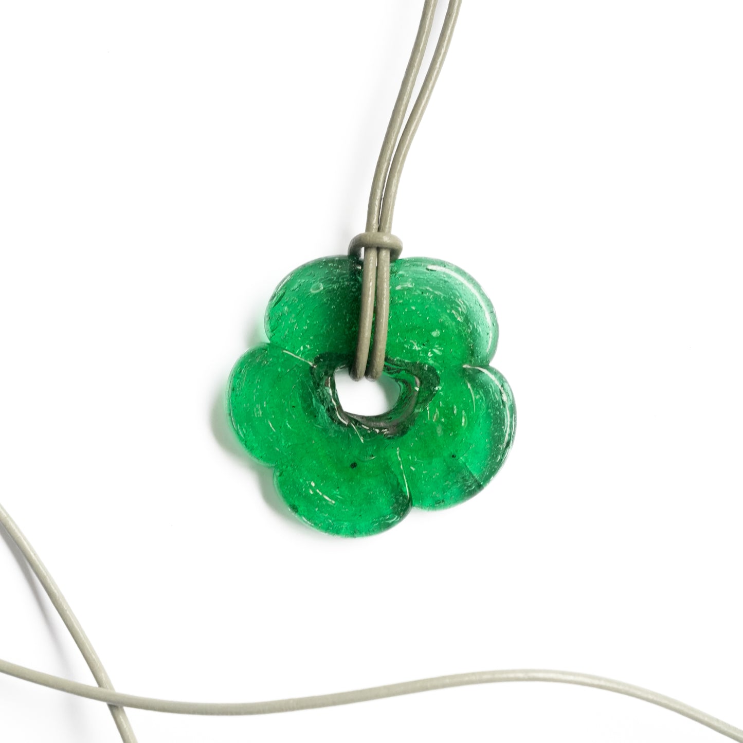 Green Flower Necklace