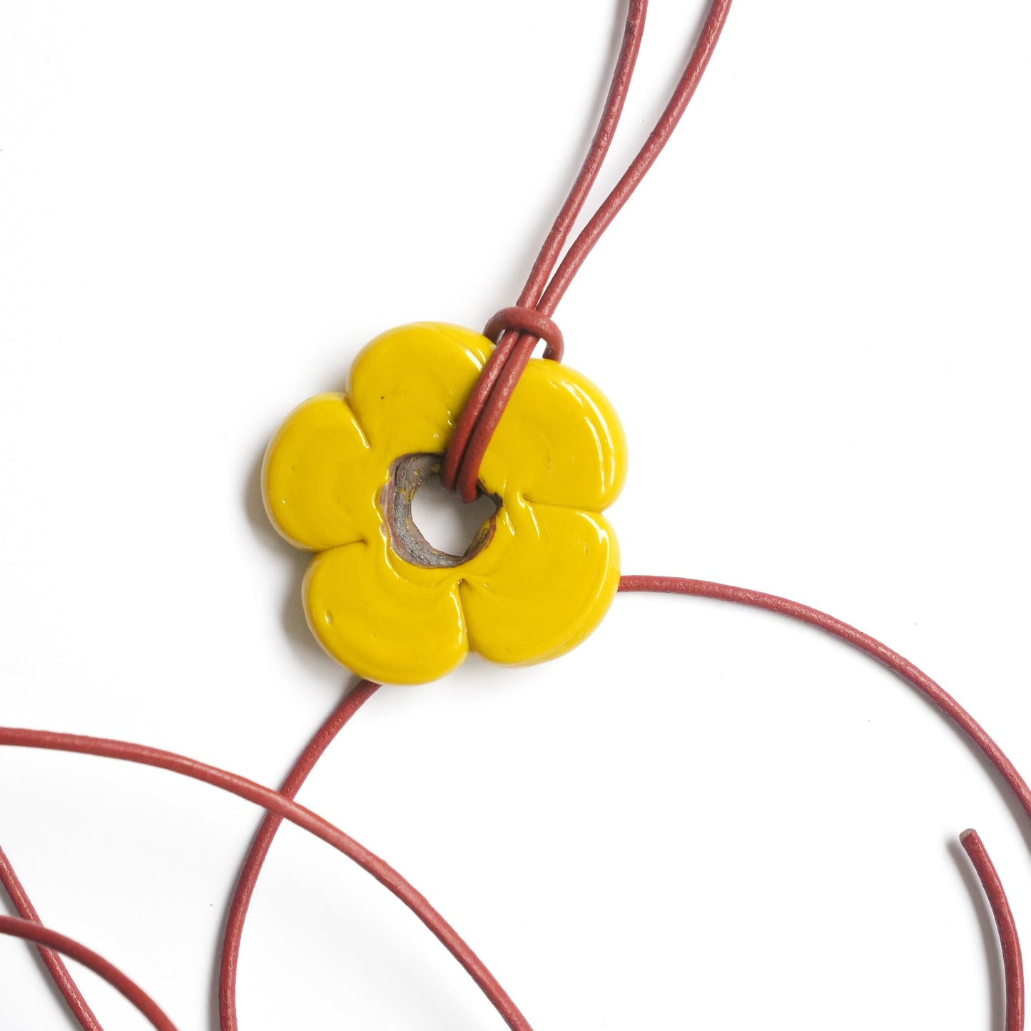 Yellow Flower Necklace