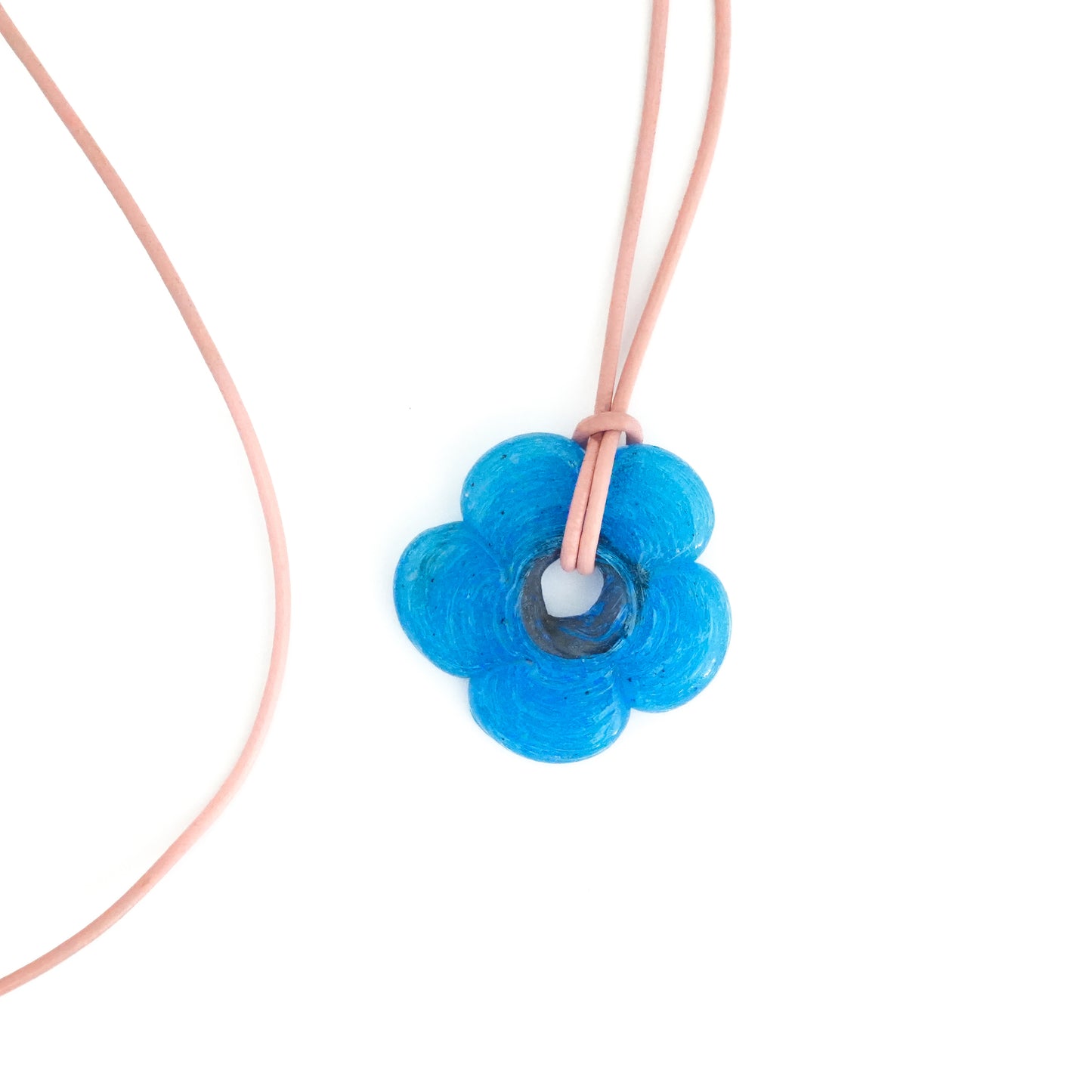 Blue Flower Necklace
